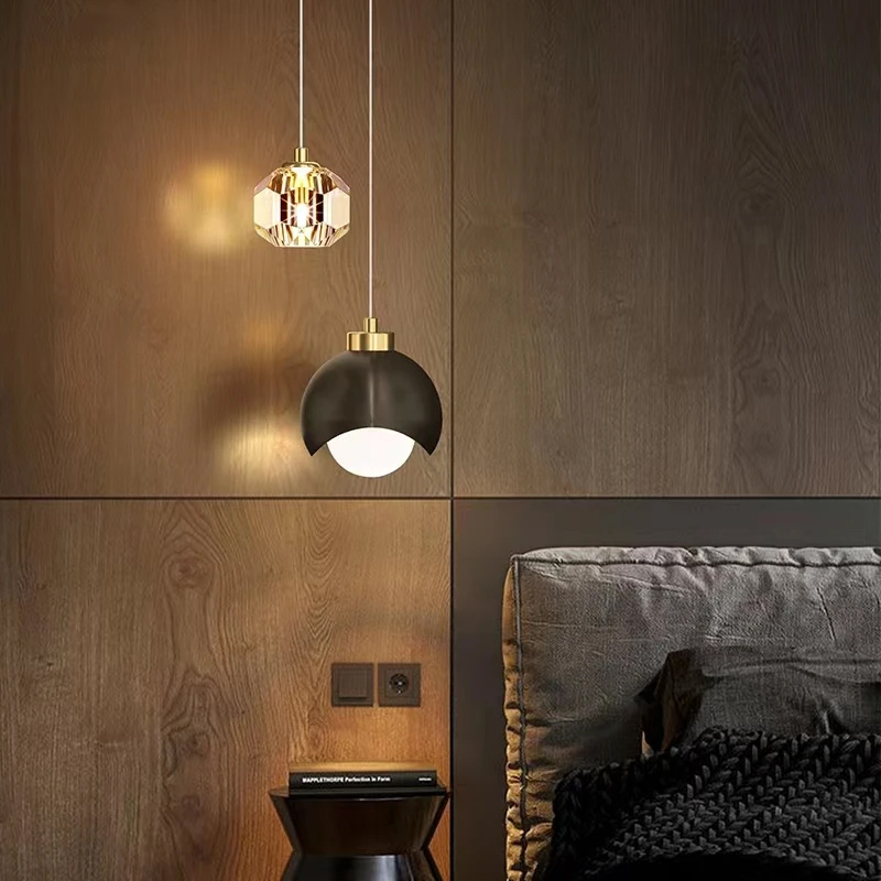 Kitchen Appliances In White - Bedroom Bedside Hanging Pendant Lamp Glass