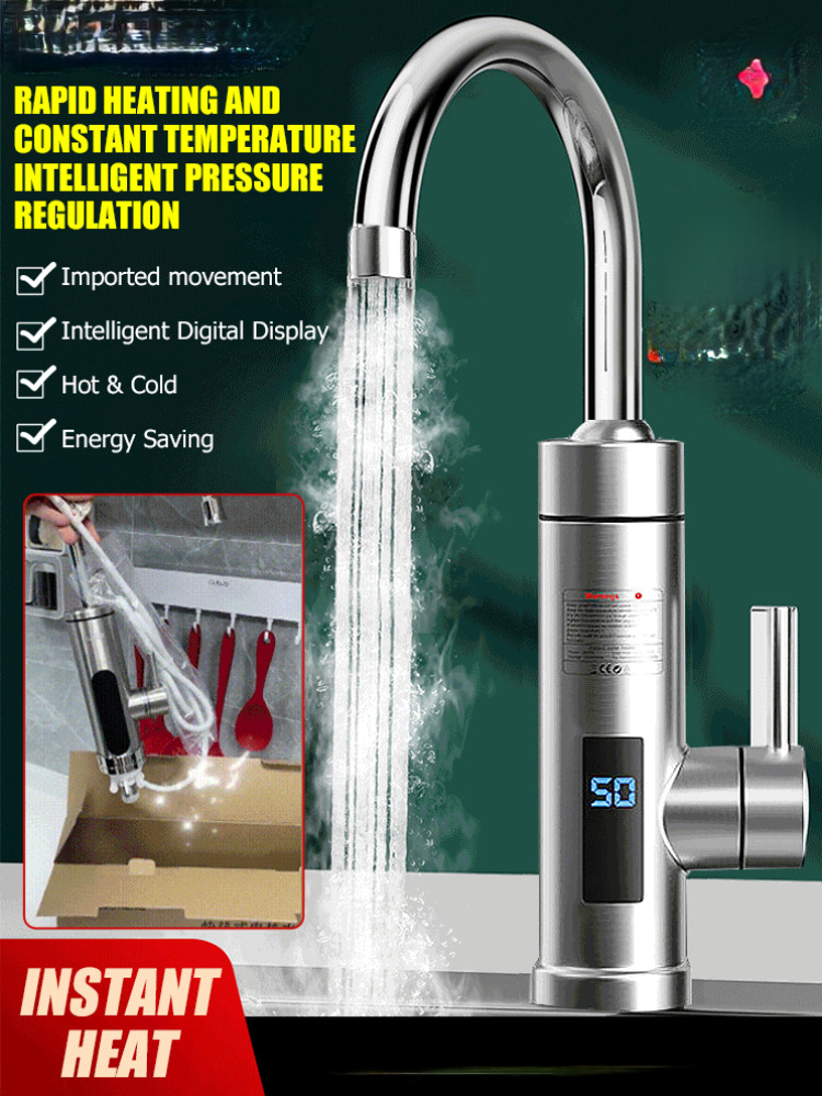 Kitchen Appliances And Utensils - Bathroom Electric Faucet Fast Heating Kitchen