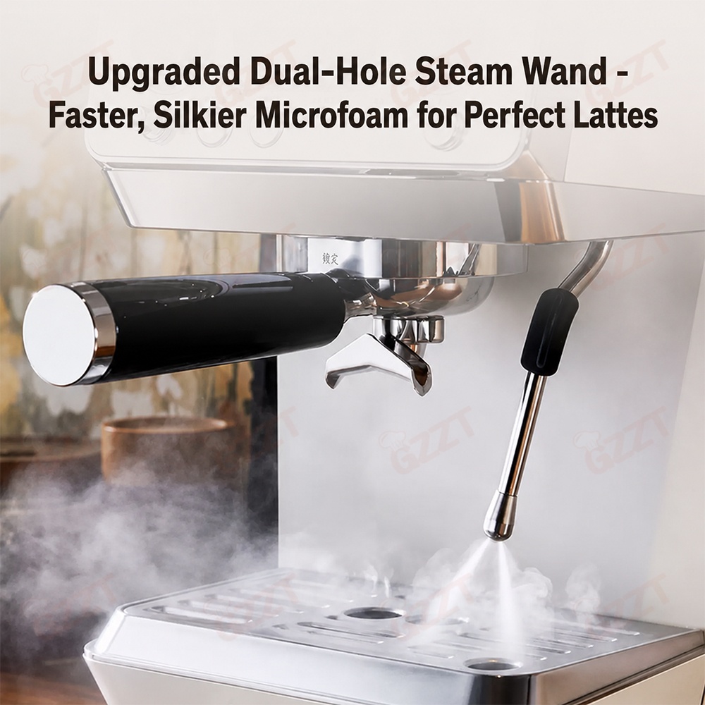 GZZT Semi-Auto Espresso Coffee - Espresso Machine Semi Auto ulasan dan harga