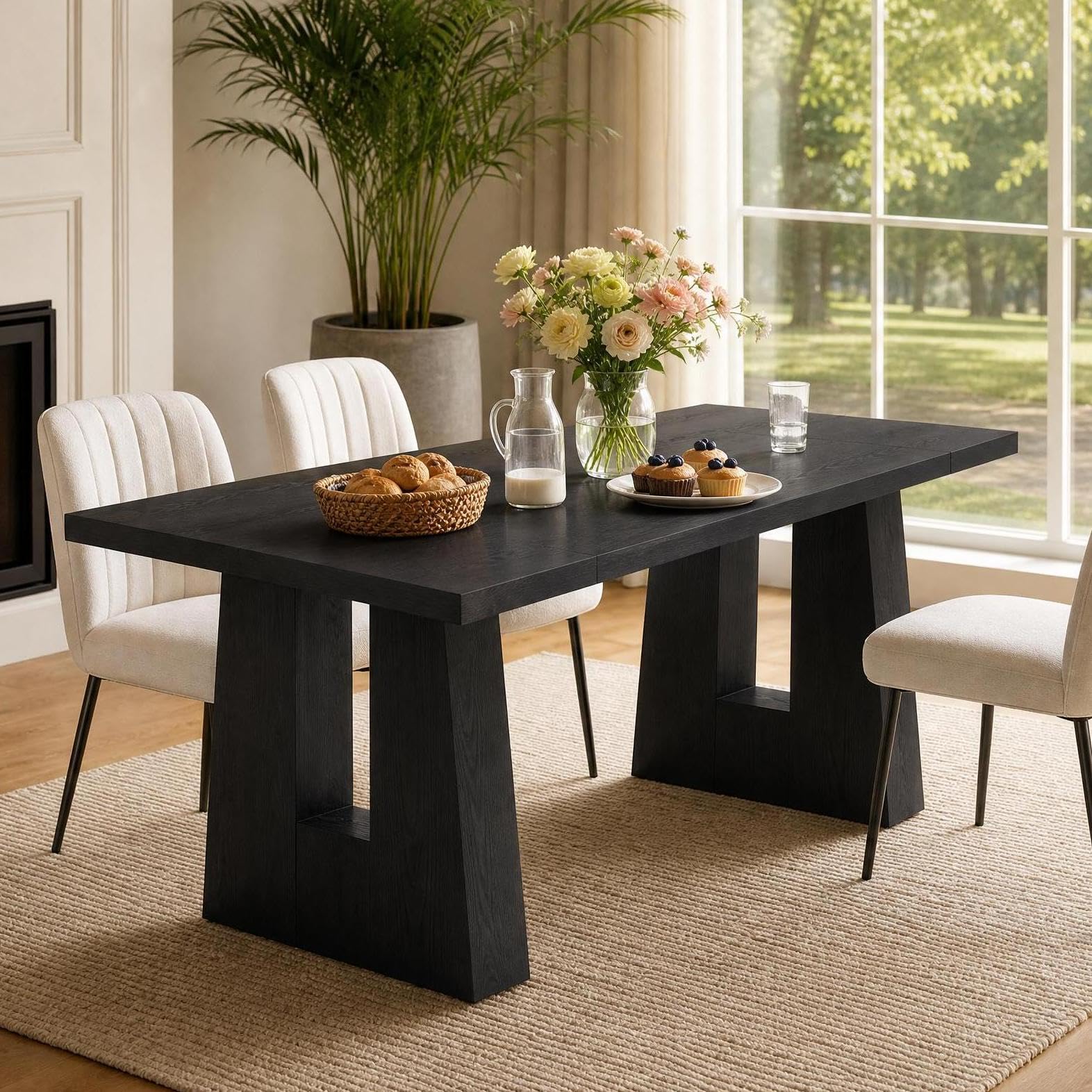 63 Inch Dining Table For 6 Peo - Kitchen Appliances Table ulasan dan harga
