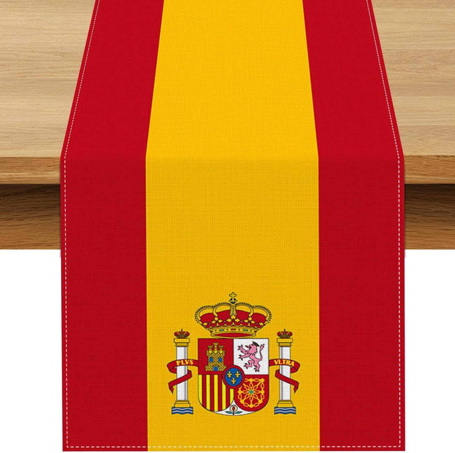 Spain Flag Linen Table Runner  - Kitchen Appliances Table ulasan dan harga