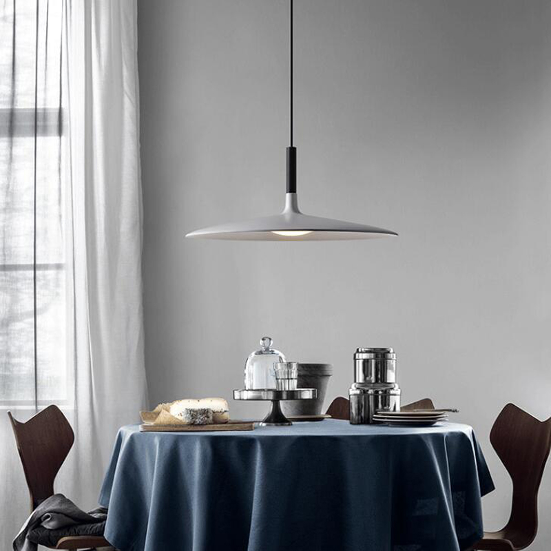 Nordic Minimalist LED Pendant  - Kitchen Appliances In White ulasan dan harga
