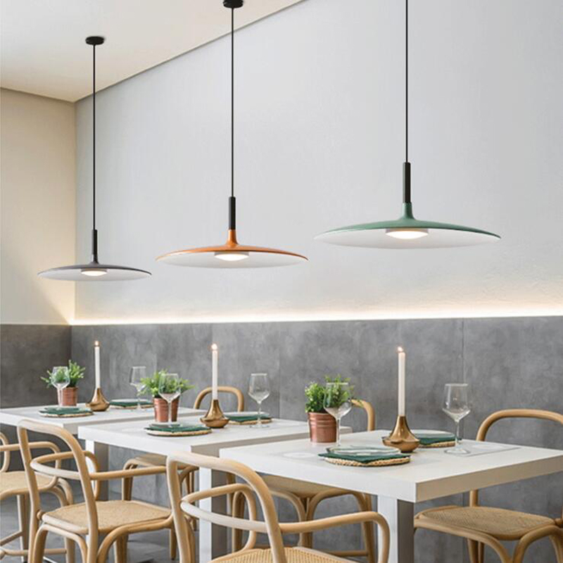 Nordic Minimalist LED Pendant  - Kitchen Appliances In White ulasan dan harga