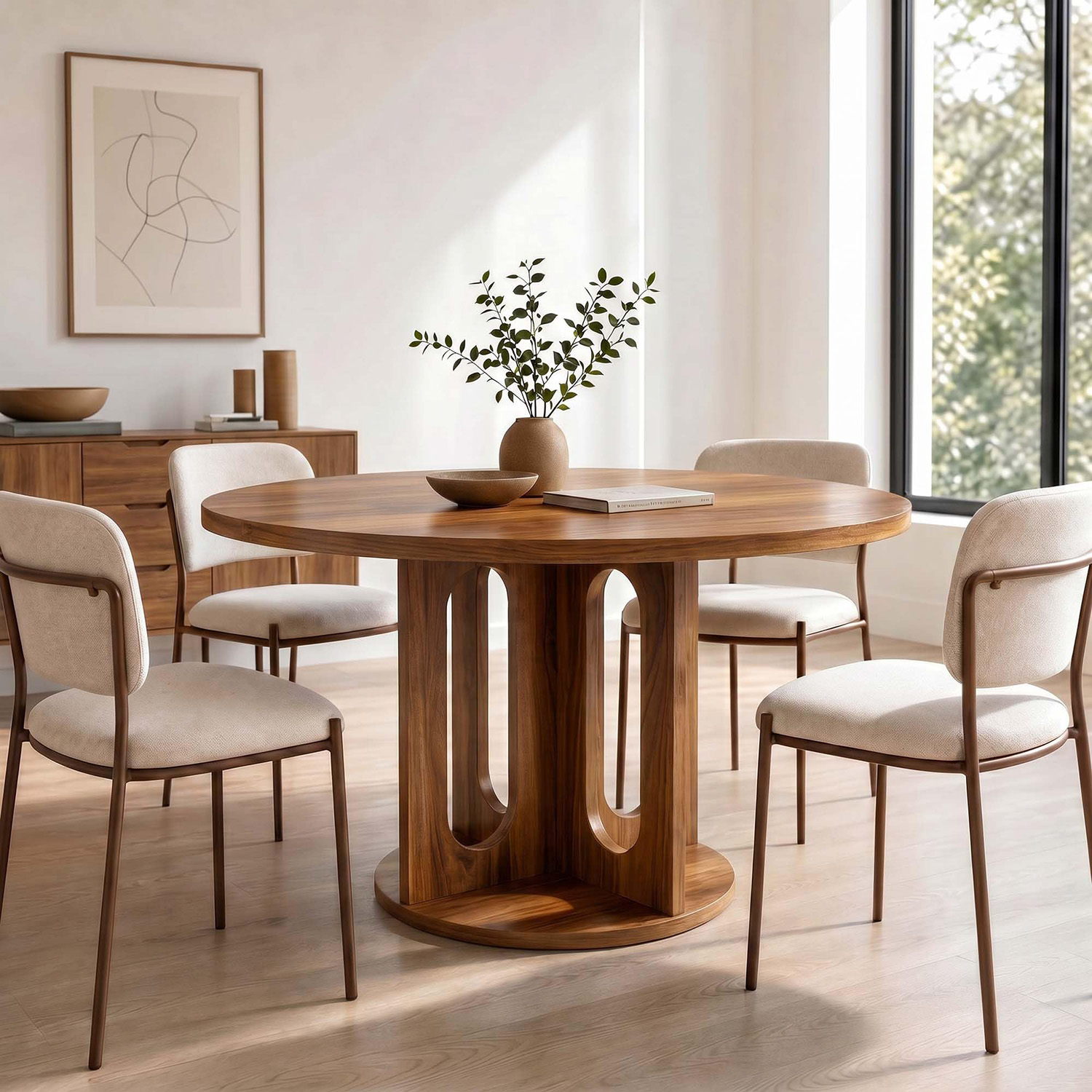 47 Inch Round Dining Table For - Kitchen Appliances Table ulasan dan harga