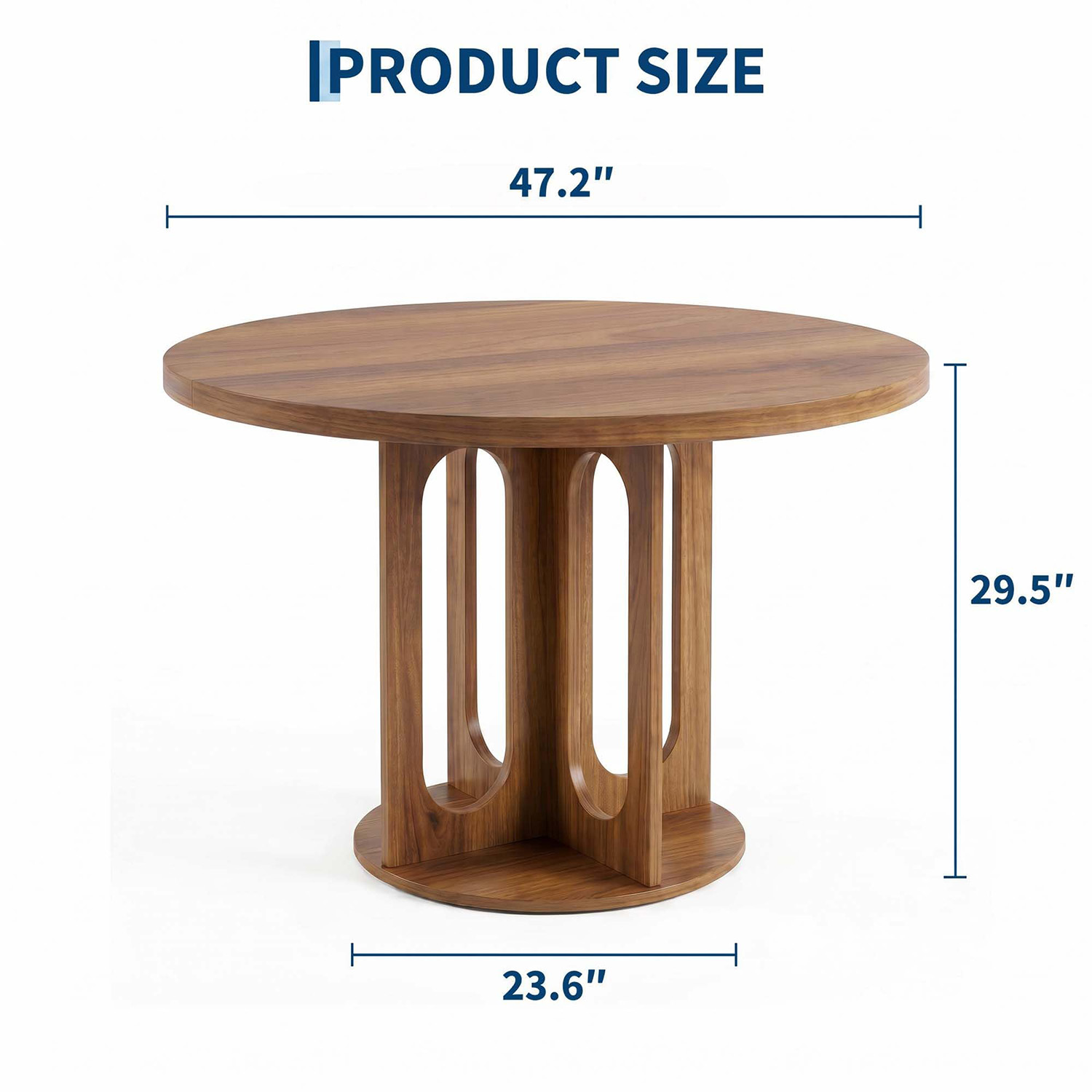 47 Inch Round Dining Table For - Kitchen Appliances Table ulasan dan harga
