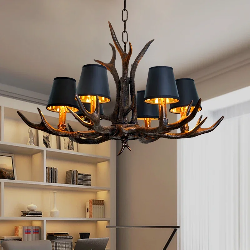 2025 Retro Antlers LED Chandel - Kitchen Appliances Table ulasan dan harga