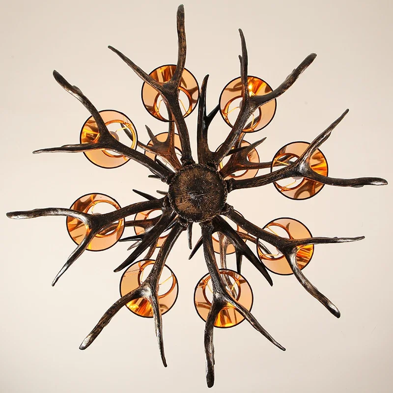 2025 Retro Antlers LED Chandel - Kitchen Appliances Table ulasan dan harga