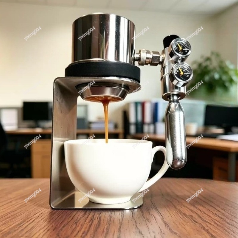 Portable Pneumatic Coffee Make - Espresso Machine Semi Auto ulasan dan harga