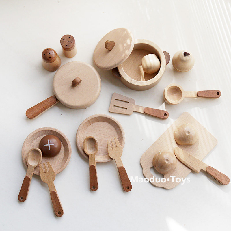 Maoduo Toys Beech Wooden Kids  - Kitchen Appliances And Utensils ulasan dan harga