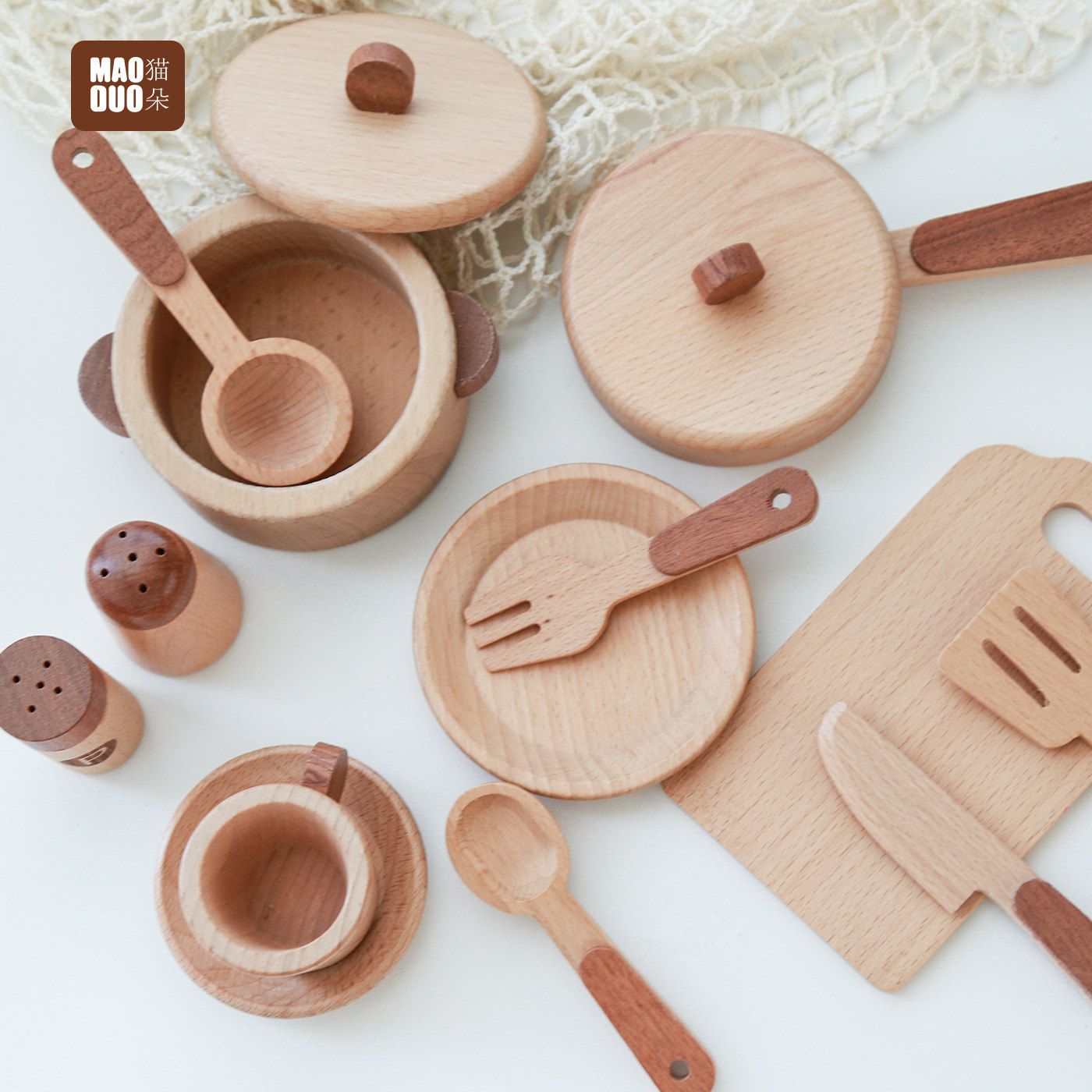 Maoduo Toys Beech Wooden Kids  - Kitchen Appliances And Utensils ulasan dan harga