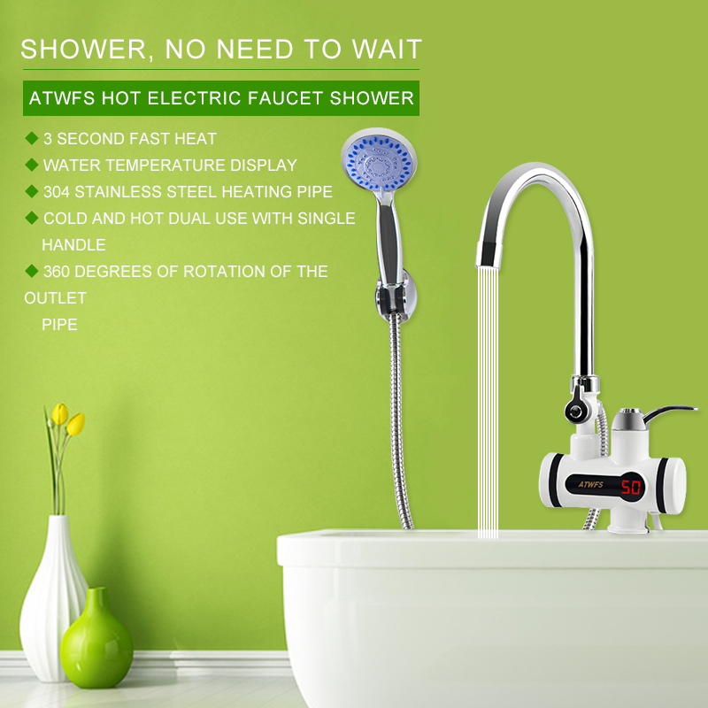 ATWFS 3000W Tankless Water Hea - Kitchen Appliances And Utensils ulasan dan harga