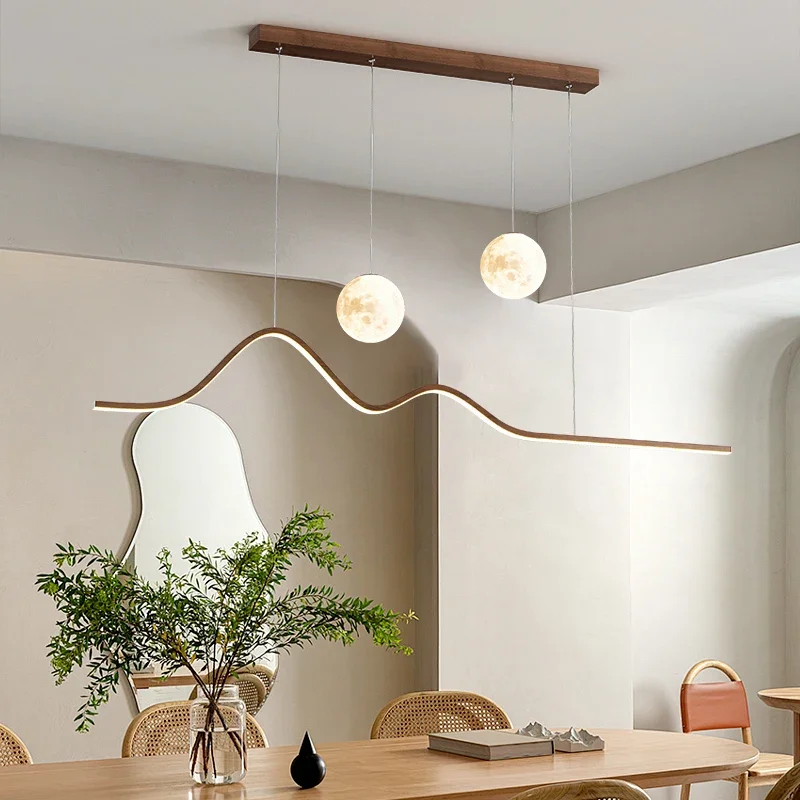 2026 LED Wood Pendant Light Fo - Kitchen Appliances Table ulasan dan harga