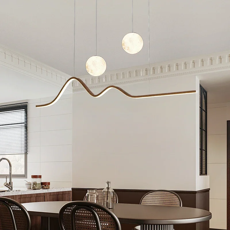 2026 LED Wood Pendant Light Fo - Kitchen Appliances Table ulasan dan harga