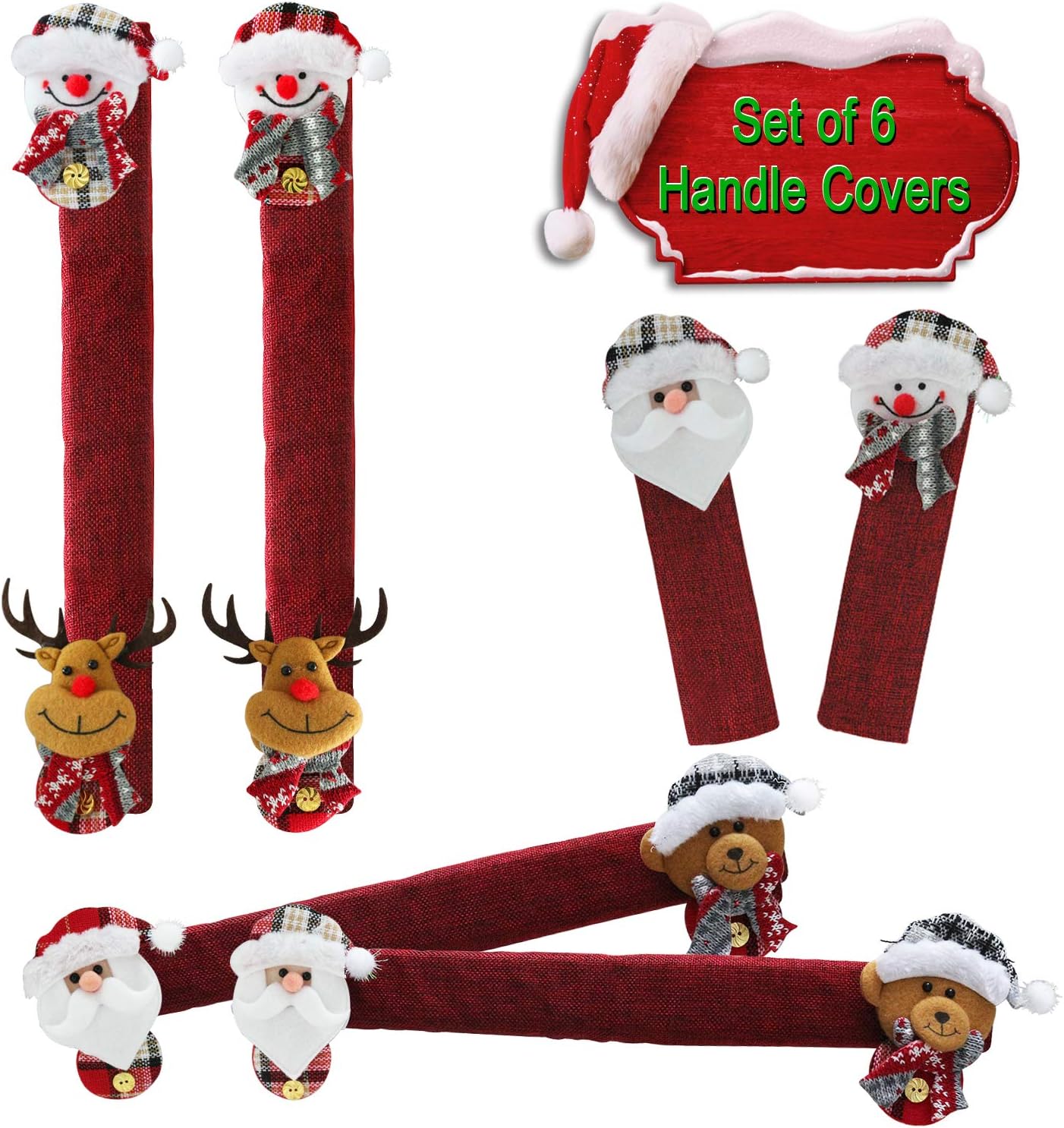 6‑Pack Christmas Refrigerator  - Kitchen Appliances For Gift ulasan dan harga