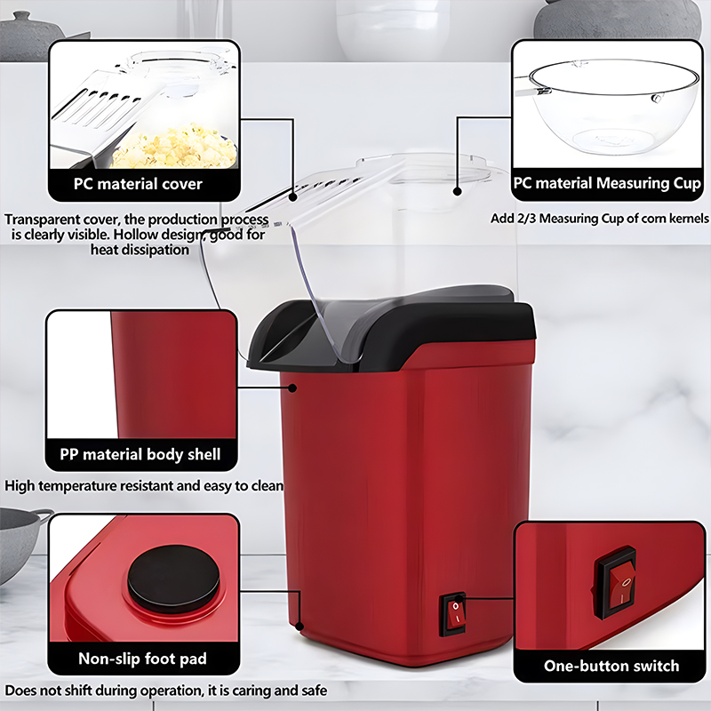 Mini Automatic Hot Air Popcorn - Air Popcorn Maker ulasan dan harga