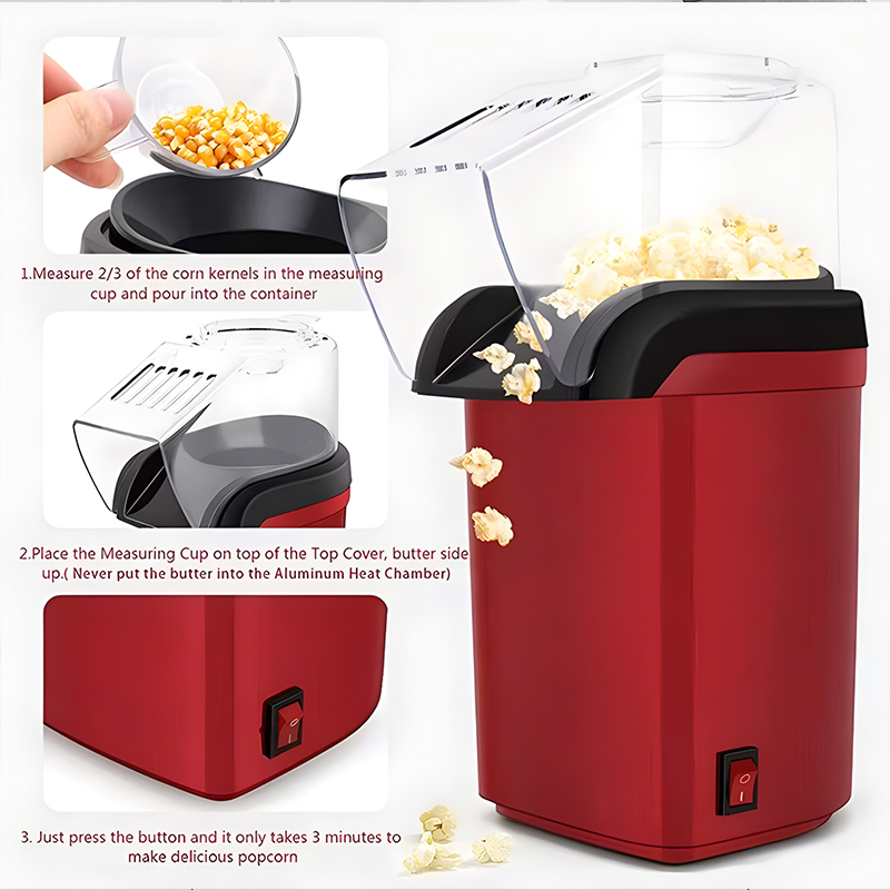 Mini Automatic Hot Air Popcorn - Air Popcorn Maker ulasan dan harga